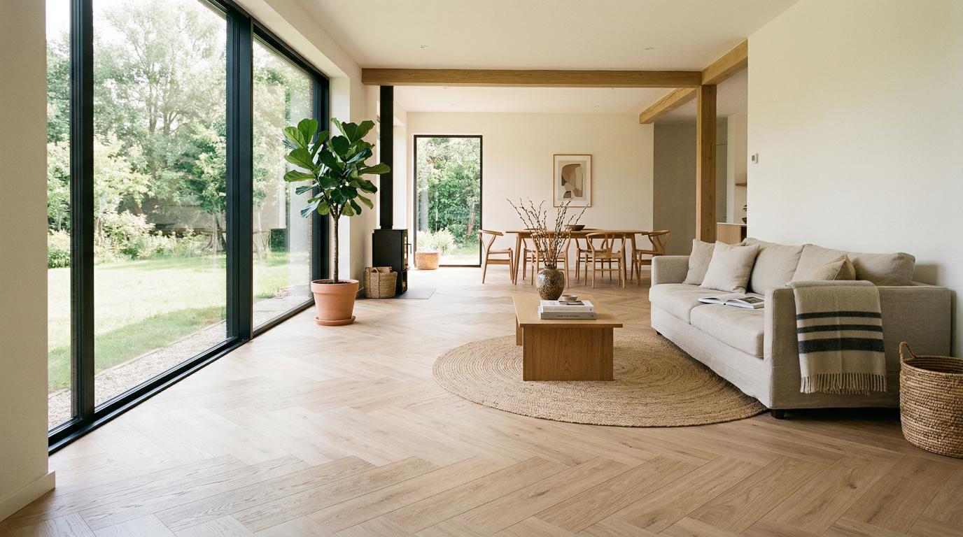 PVC vloeren in een woonkamer
